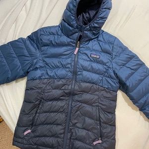 Patagonia reversible down jacket